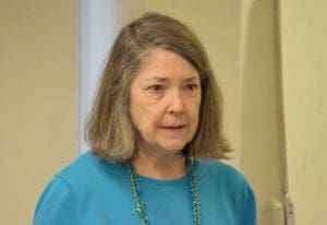 Workshop speaker, Kate Bini, discussed the importance of family worker collaborations