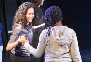 Stefanie Nelson dances on stage