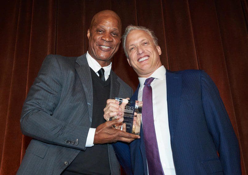 Daryl Strawberry with Gary Geen of Alliance Building Services