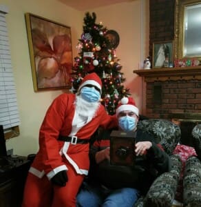 George Sanchez aka Santa with Brian Bershad