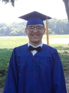Paul Urbanek graduated as the valedictorian of his class
