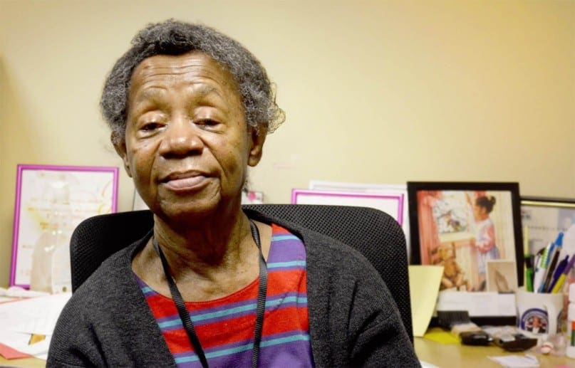 Willie Mae Goodman, in her office