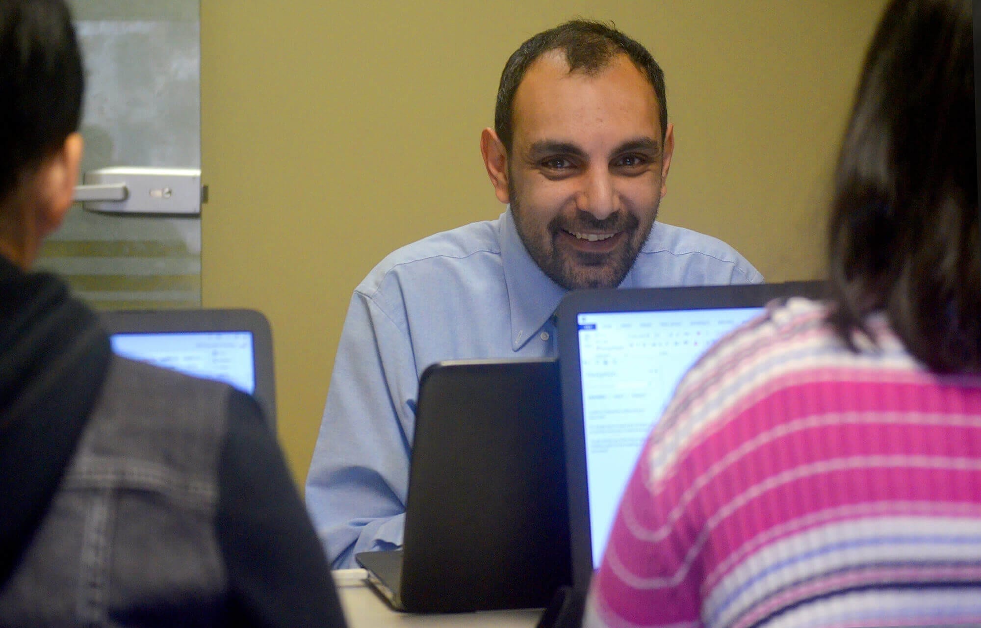 Peter Morcos plans to use his new skills to search for better employment opportunities