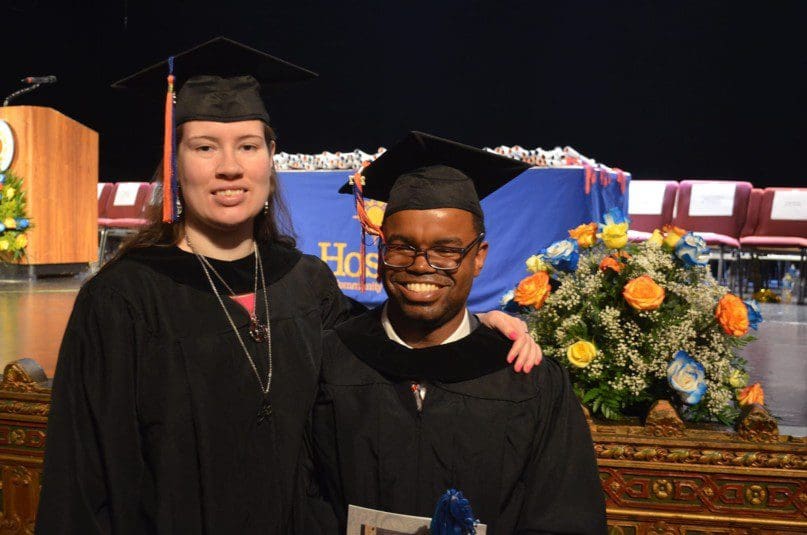 Jessica González with Javaris Haynes