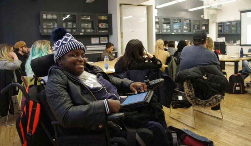 Janice Bartley, a Self Advocate and Administrative Operations Clerk at AHRC NYC