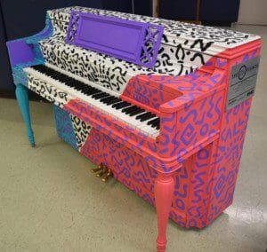 The students of AHRC Middle High School receieved a donated piano from Sing for Hope