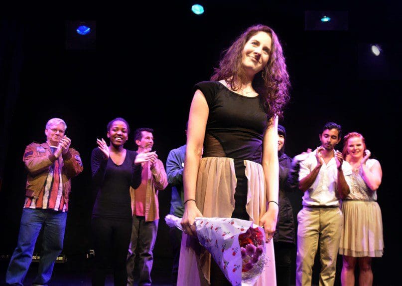 Dori Levit the director and producer of the evening's performances, received a long ovation at the conclusion of Love Revamped