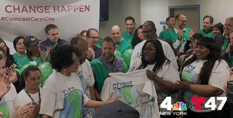 News 4 NY and Telemundo coverage of Comcast Cares Day