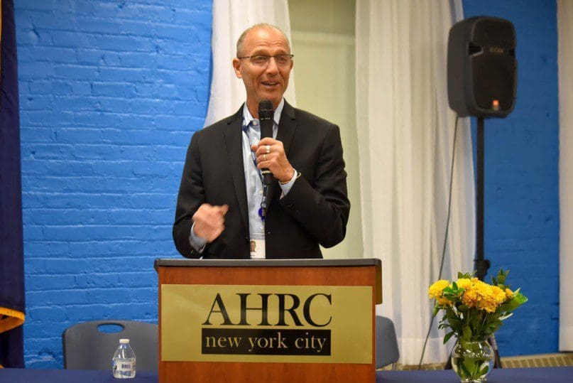Seth Krakauer, Employee Devleopment Manager, emceed the travel trainers appreciation event