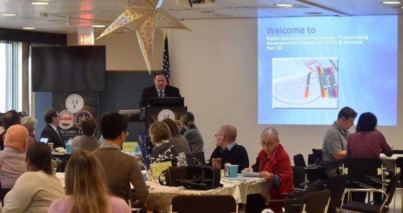 The third edition of Conversations for Change was held at the Institute for Basic Research on Staten Island