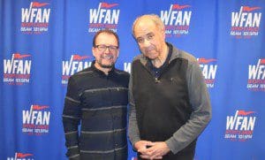 Marco Damiani, CEO of AHRC NYC, with Bob Salter of WFAN