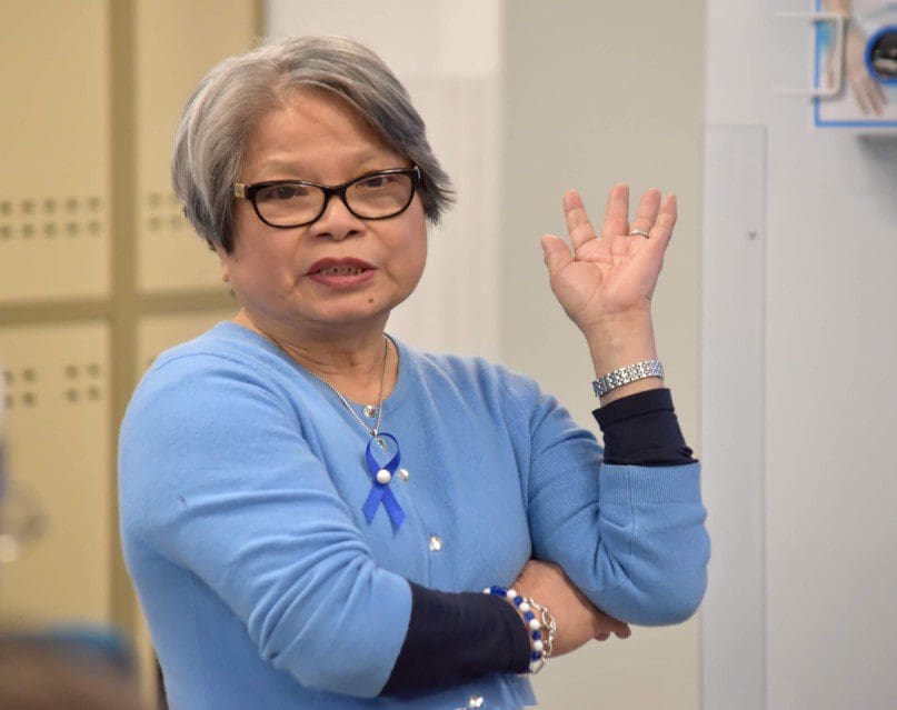 Edna Quiaem, Nutritionist, spoke about how to keep the brain healthy through food and drink