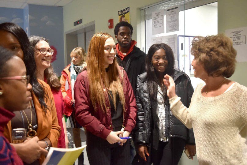 KCC students enjoyed hearing from Beth Rosenthal, Principal at Esther Ashkenas Central Park Early Learning Center