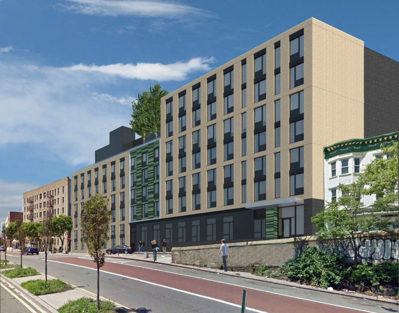 A schematic diagram of Parkside Terrace