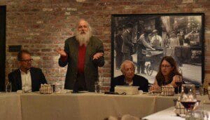 Jack's son, Michael thanked guests of the birthday celebration