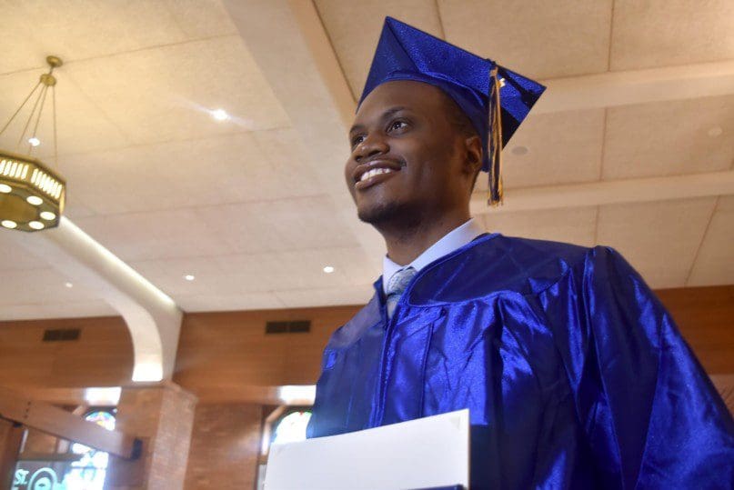 AHRC Middle High School graduate, Montae Peterson