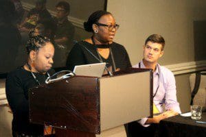 Vivian Murray, Joyce Minault, and Andrew Pfadt Trilling kicked off the presentations at The Arc's 2019 National Convention.