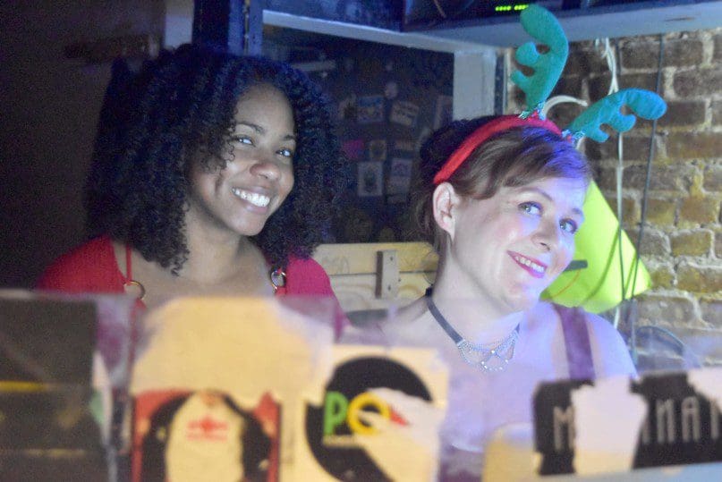 Adina McKoy with Cheryl Nelson, Community Support Professionals at Betty Pendler Day Services