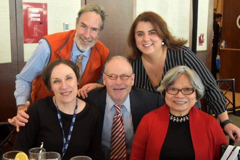 Rob Peters, Marcela Casteneda, Mary Donahue, Seth Archer, and Edna Quiaem