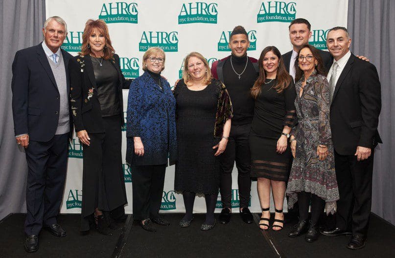 AHRC NYC Foundation staff members with the 2020 Munson Dinner honorees.