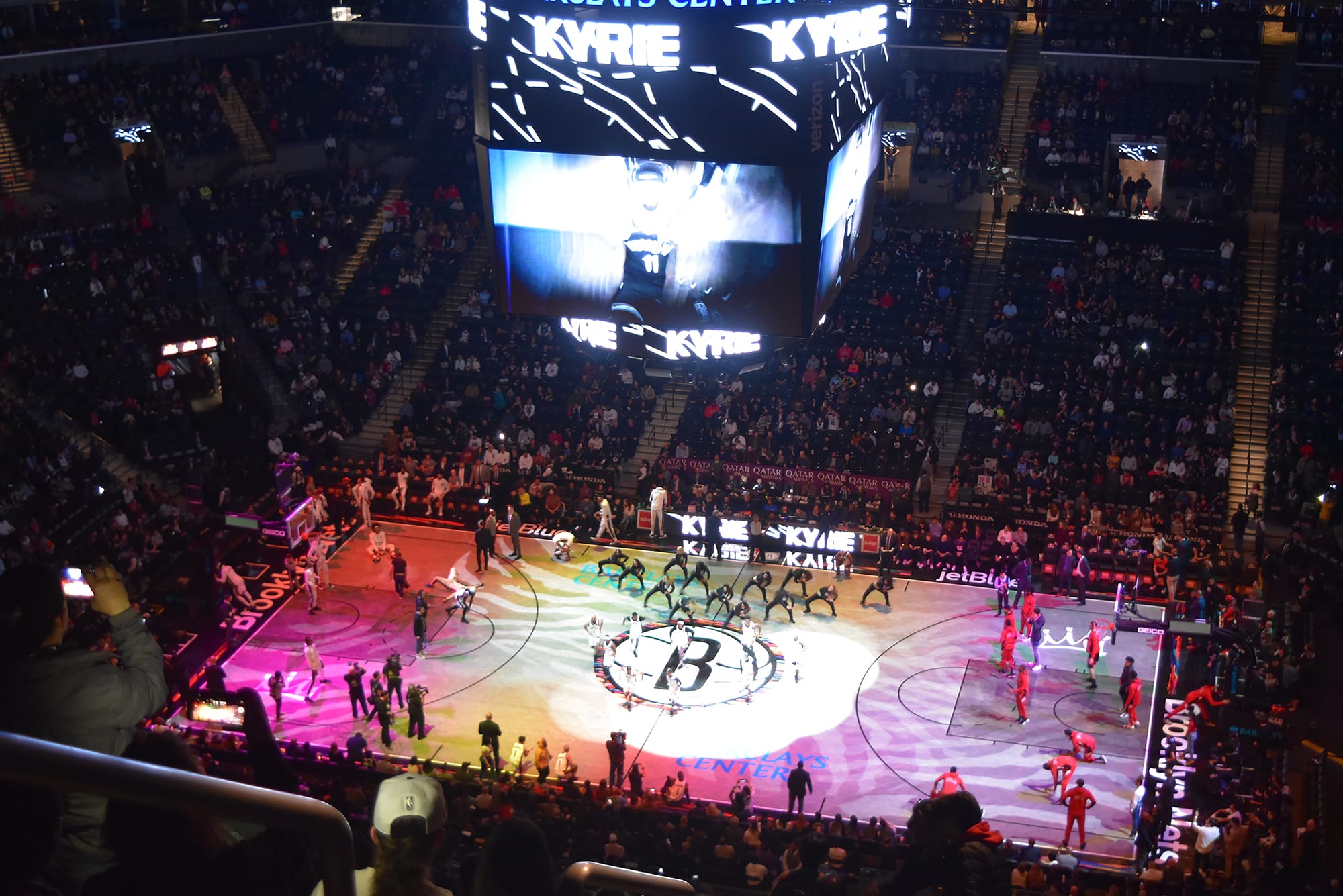 AHRC NYC attendees were treated to an electric performance by Nets star Kyrie Irving.