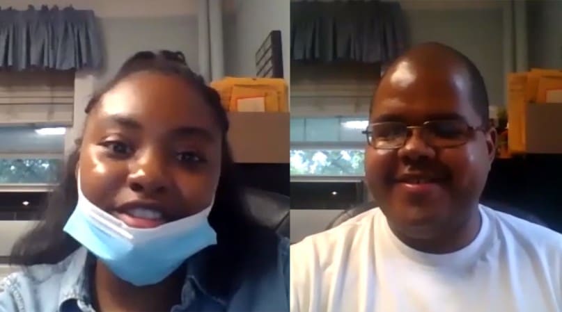 Joseph Mercedes and Di Nayzha Jenkins