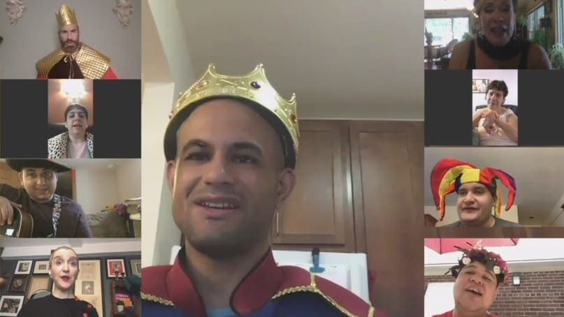 Ensemble Performs Cinderella Remotely