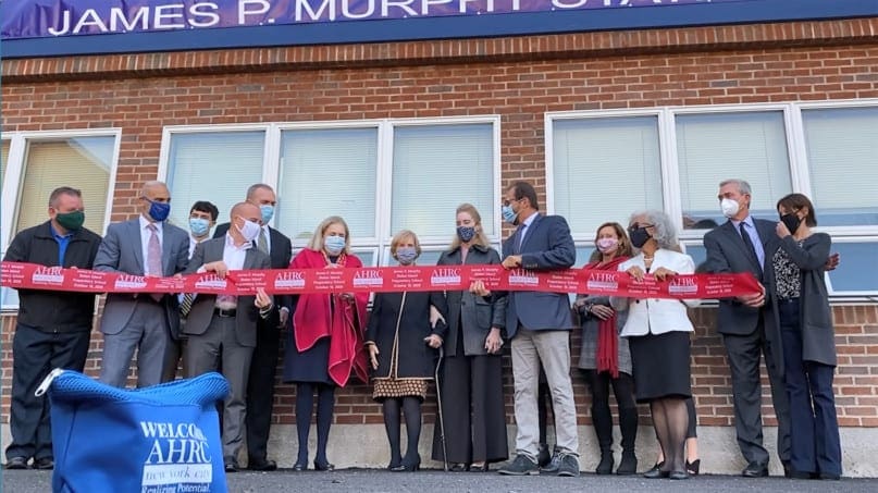 Ribbon cutting at the James P. Murphy Staten Island Preparatory School