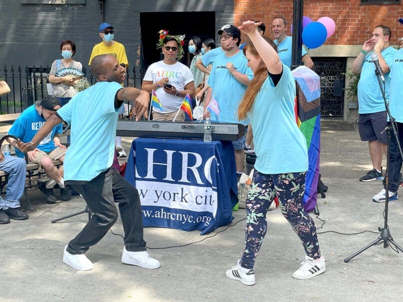 Jamel Mills and Cheryl Nelson performed one of their signature dance routines
