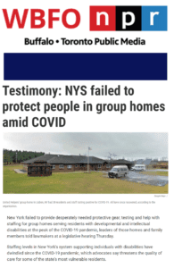 NYS Failed to Protect People in Group Homes Amid COVID