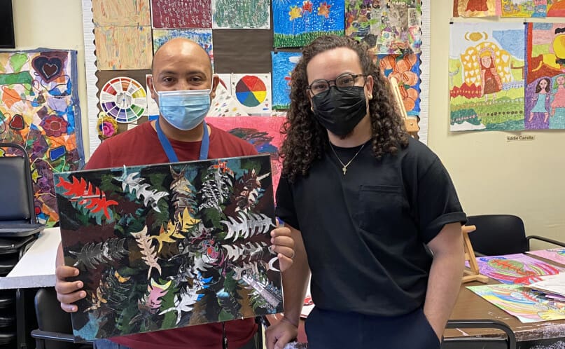 Jeremy Gonzalez with Carlos Wilfredo Encarnacion