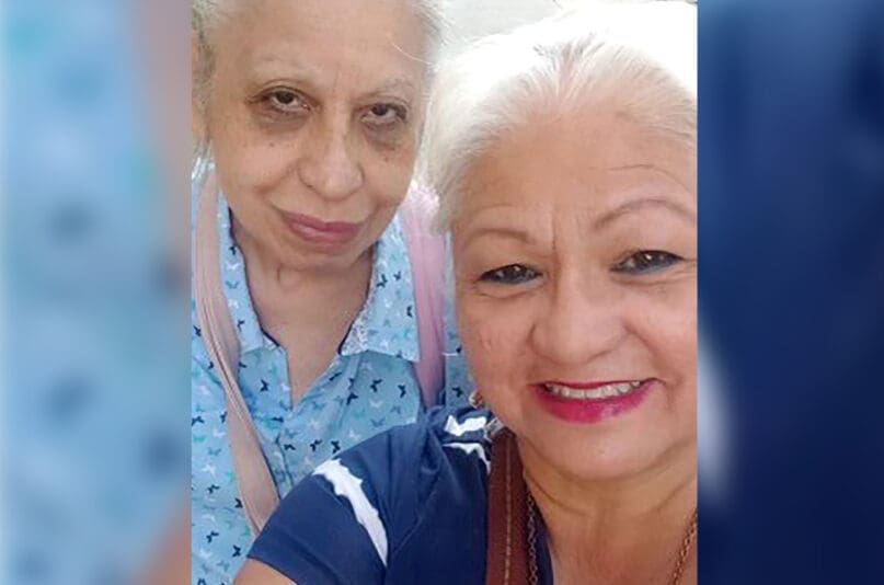 Irma Vega with Blanca Ortiz of Homecare