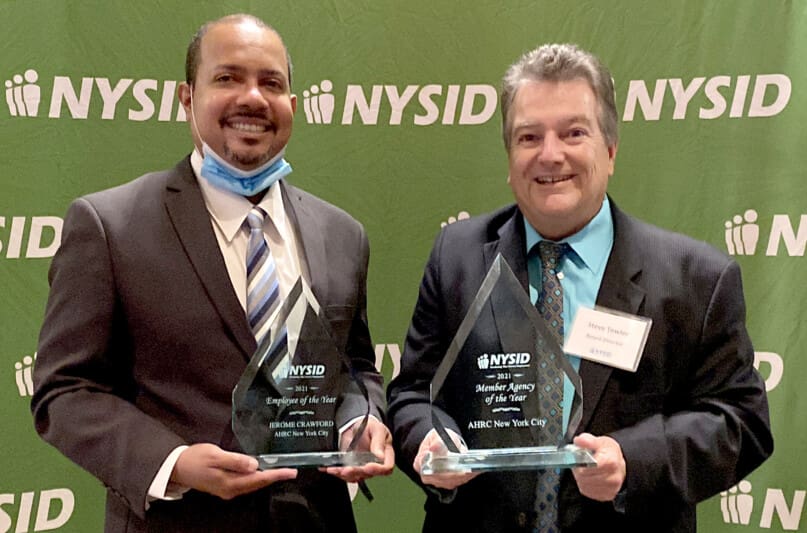 Jerome Crawford with Steve Towler