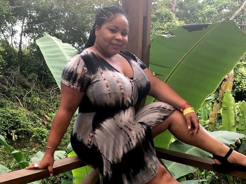 Pilar Jones, Program Director at AHRC NYC’s Employment and Business Services Brooklyn, relaxing in Panama