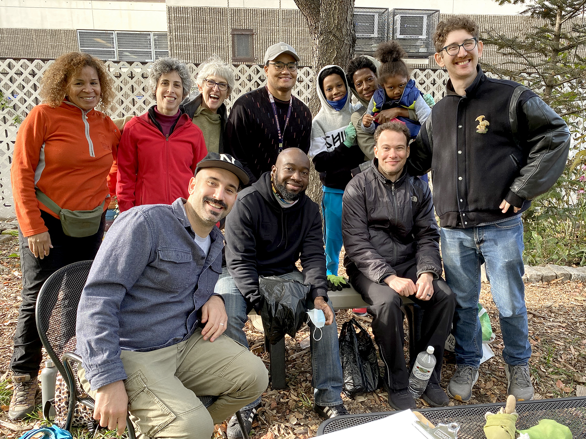 Colleagues and friends of Peter Doherty hled a day of service in his honor at Drew Gardens in the Bronx.