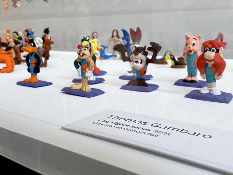 Figurines created by Thomas Gambaro.