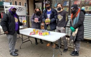 AHRC NYC staff members and community partners joined together at Word Up Community Bookstore.