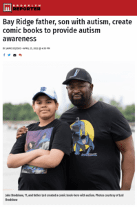 Brooklyn Reporter Article clip for Autism Awareness Month