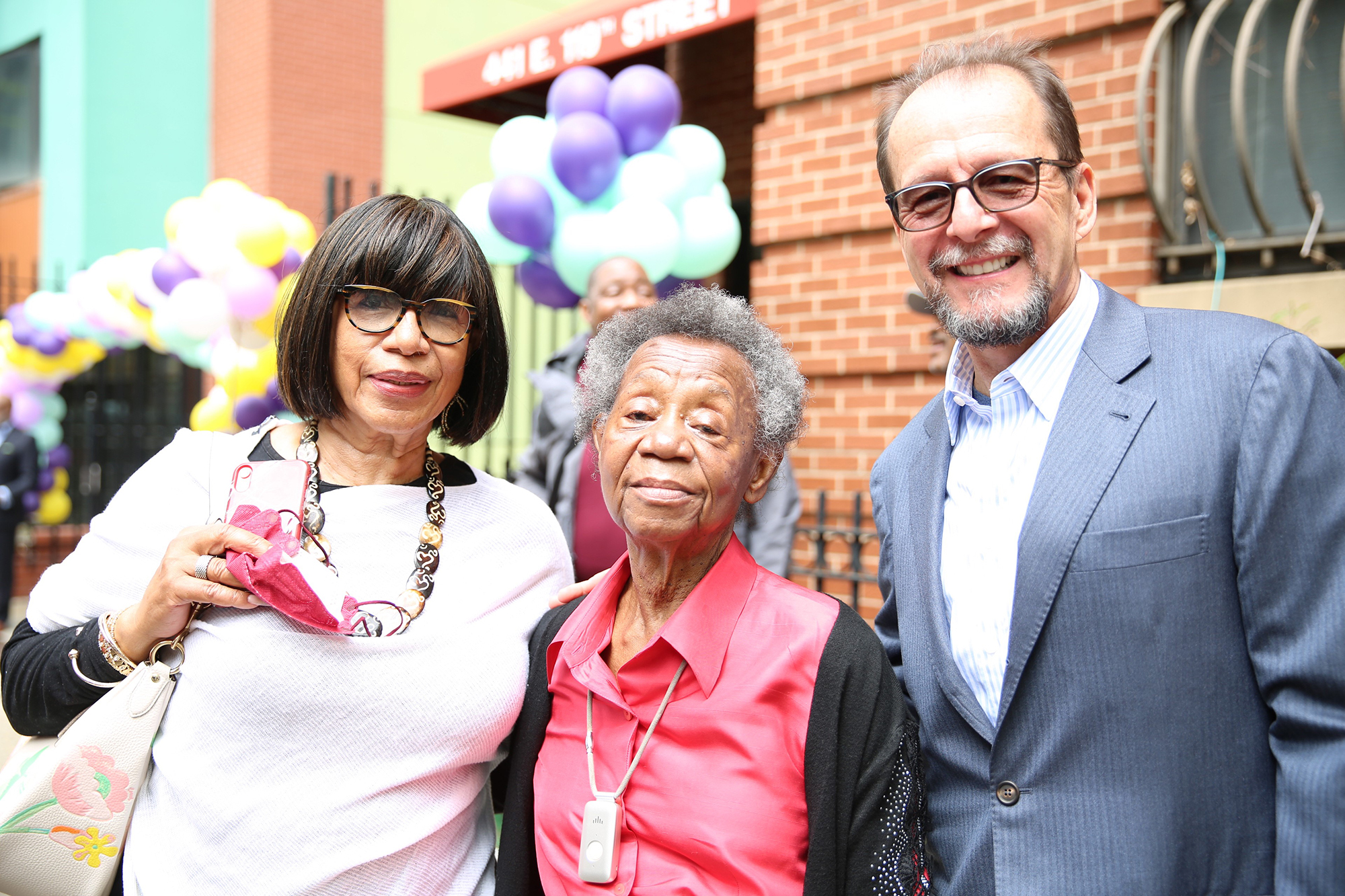 AHRC NYC Board Member Germaine Laviscount Scott with Disability Rights Activist Willie Mae Goodman and AHRC NYC CEO Marco Damiani