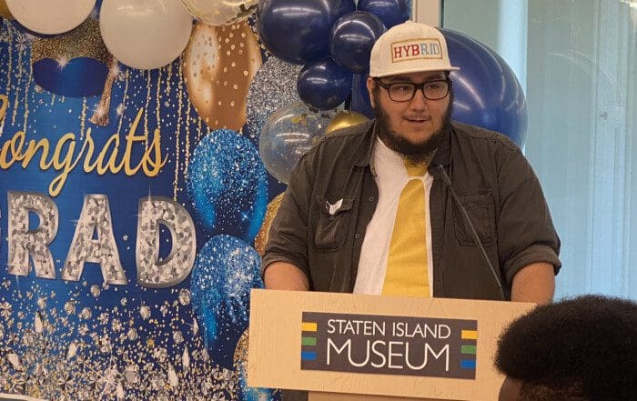 Steven Natal spoke of how proud he was to undertake the Advance & Earn program.