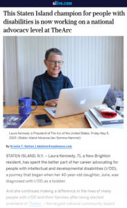 Laura J Kennedy featured by Staten Island Advance