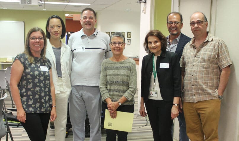 Group shot of attendees of AHRC NYC's screening event for the film, "Take Me Home"
