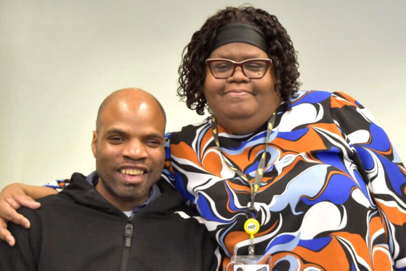 Siblings at AHRC NYC Headquarters