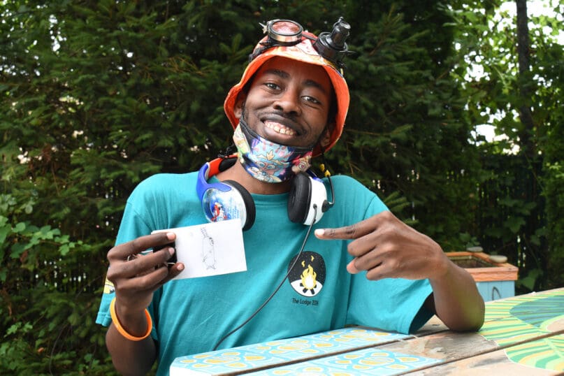 Annual Camp T Shirt Design from Lineton Gilchrist Shines Bright