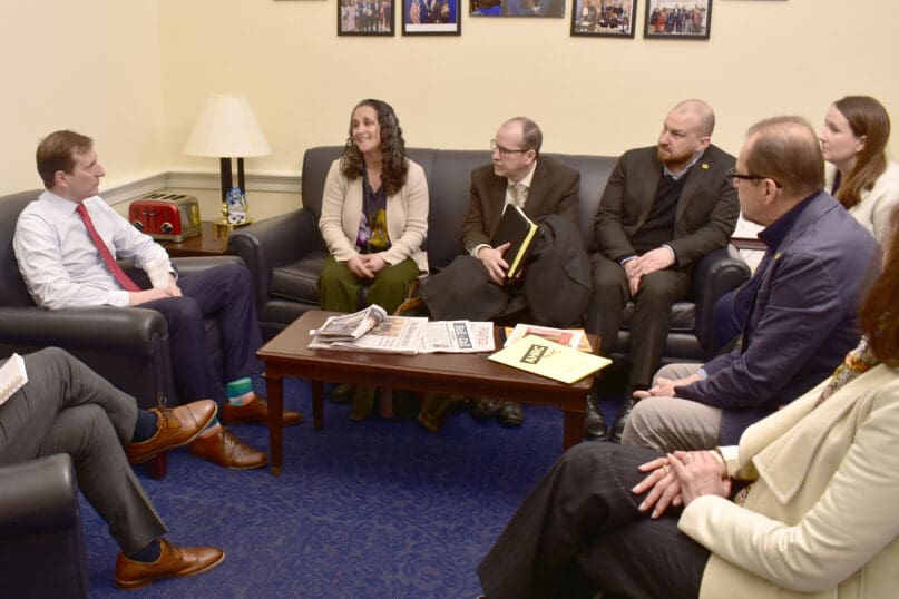 AHRC NYC advocates discuss issues with Rep. Dan Goldman