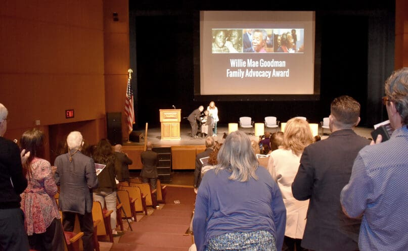 Congratulations to Willie Mae Goodman, recipient of the Family Advocacy Award