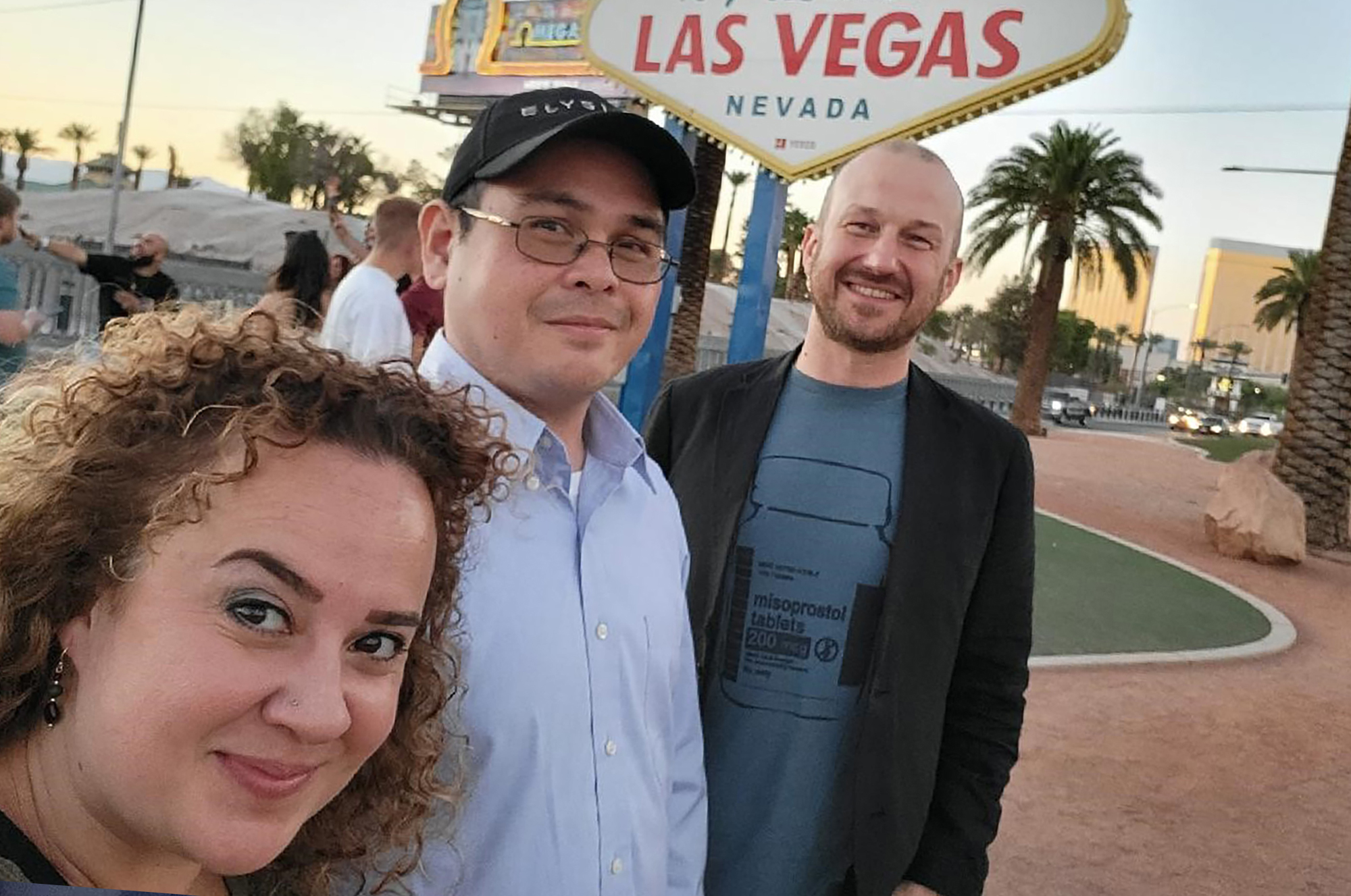 Laura Cucinotta, Pancho Diaz, and Matthew Estep in Las Vegas
