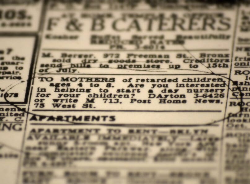NY Post classified ad