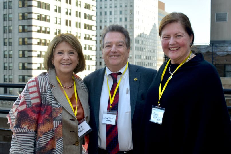 Valerie Andreoli with Steve Towler and Maureen O'Brien