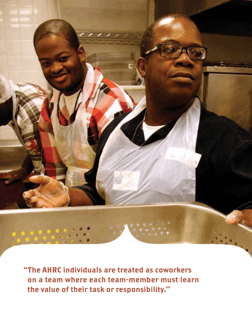 The AHRC individuals are treated as coworkers